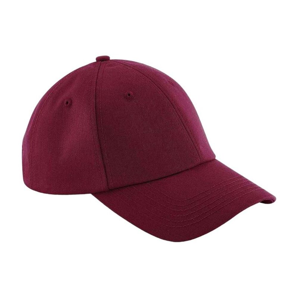 Beechfield Unisex Adult Authentic Baseball Cap / Burgundy